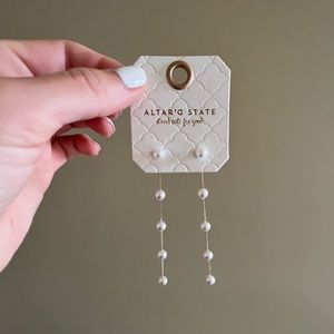 Never Worn! Pearl Drop Earrings